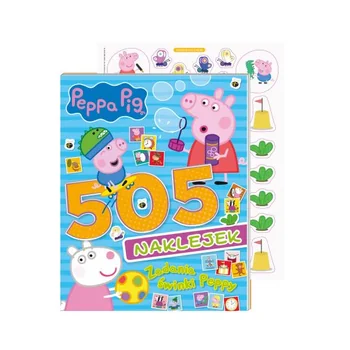 Świnka Peppa zadania świnki Peppy. 505 naklejek, praca zbiorowa