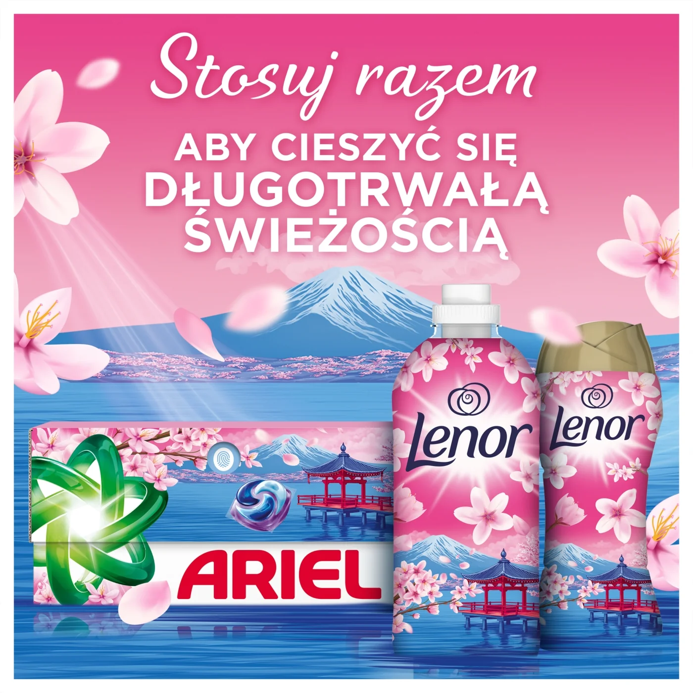 Ariel All In 1 Pods Japanese Blossom kapsułki do prania, 30 sztuk