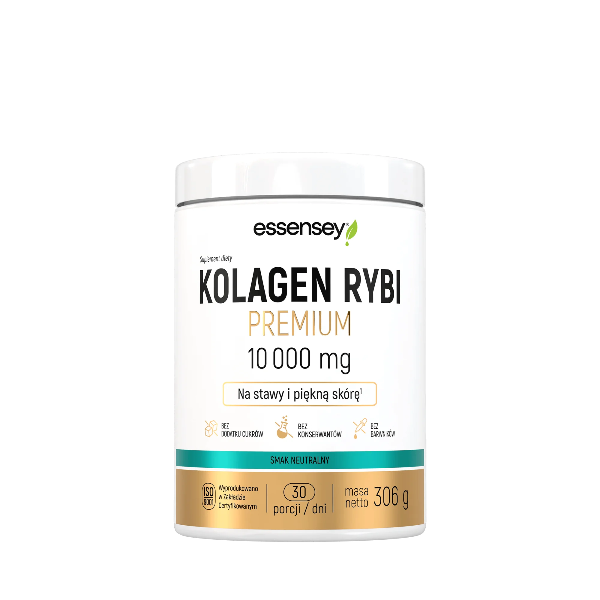 Essensey Kolagen Rybi Premium 10000 mg smak neutralny, 306 g