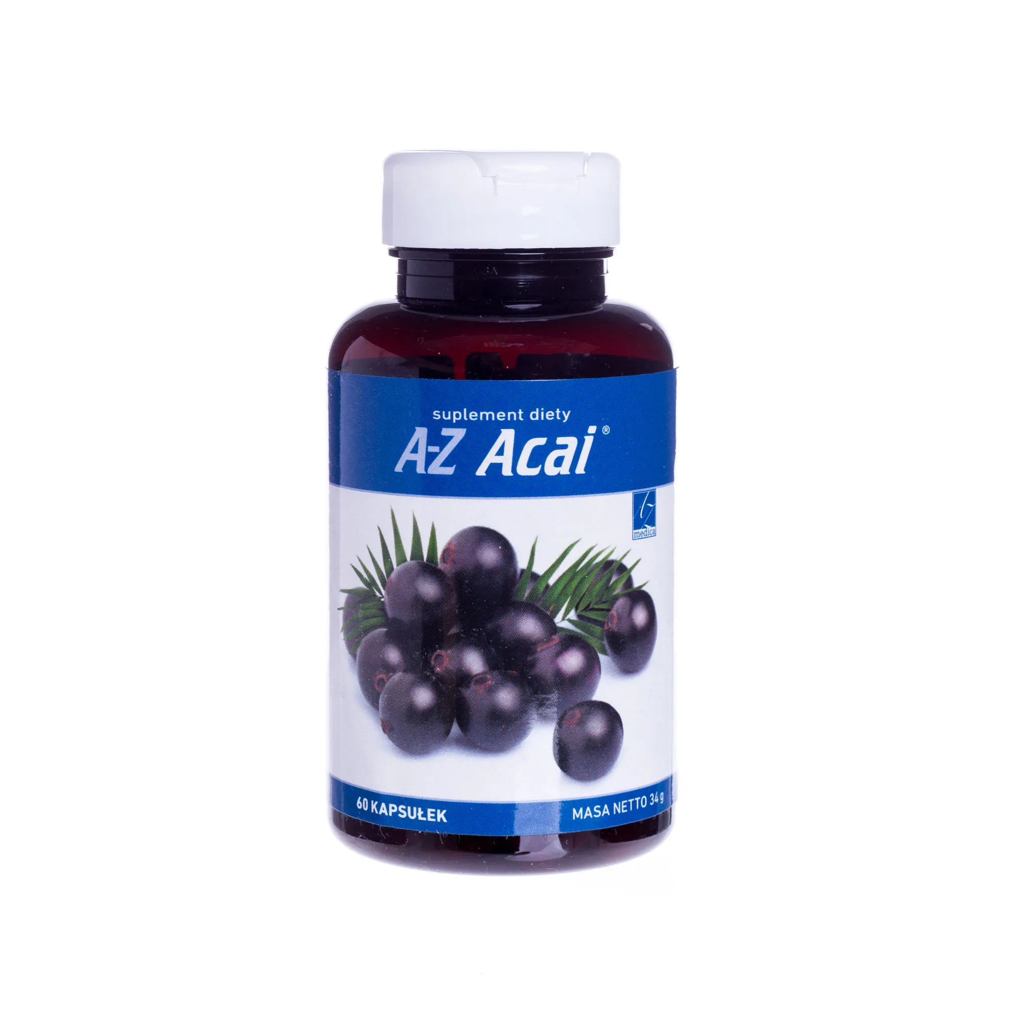 A-Z Acai, 300 mg, suplement diety, 60 kapsułek