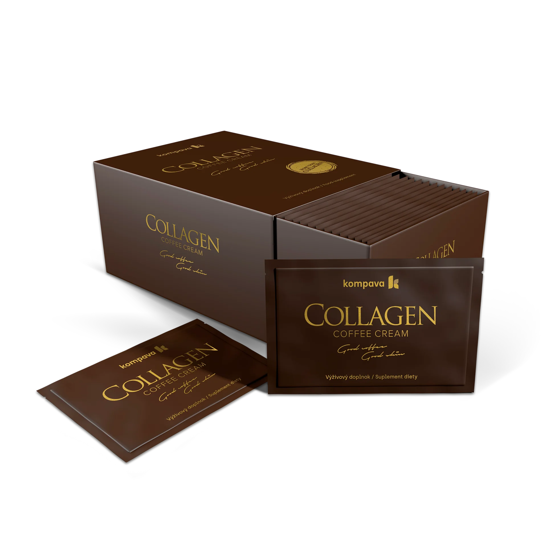 Kompava Collagen Coffe Cream 30 x 6 g