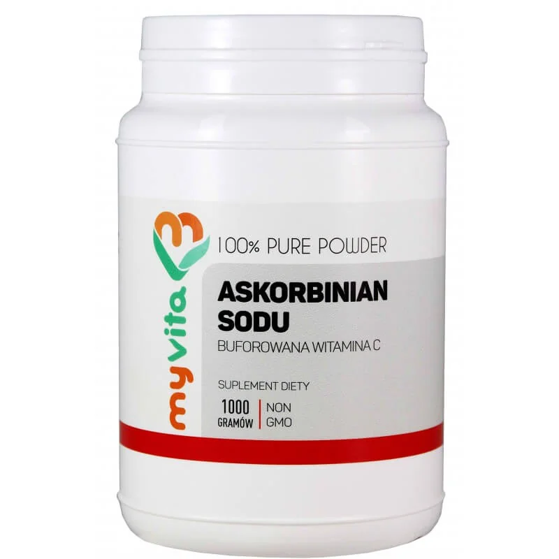 MyVita Askorbinian Sodu proszek, 1000 g