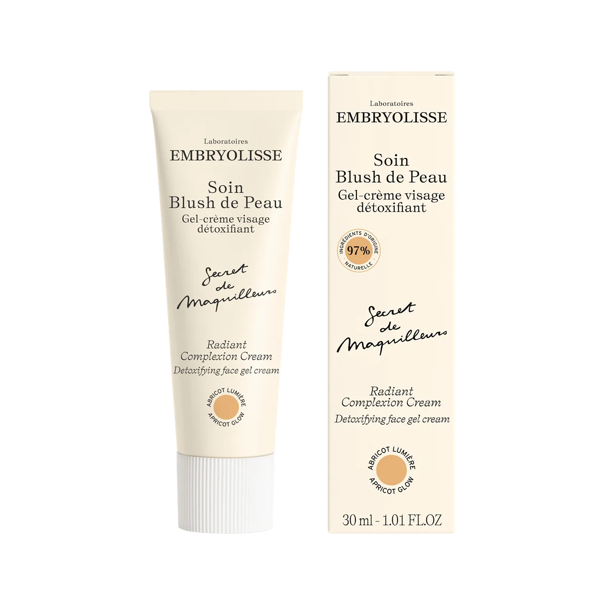 Embryolisse Soin Blush De Peau krem-żel detoksykująco-upiększający Apricot Glow, 30 ml