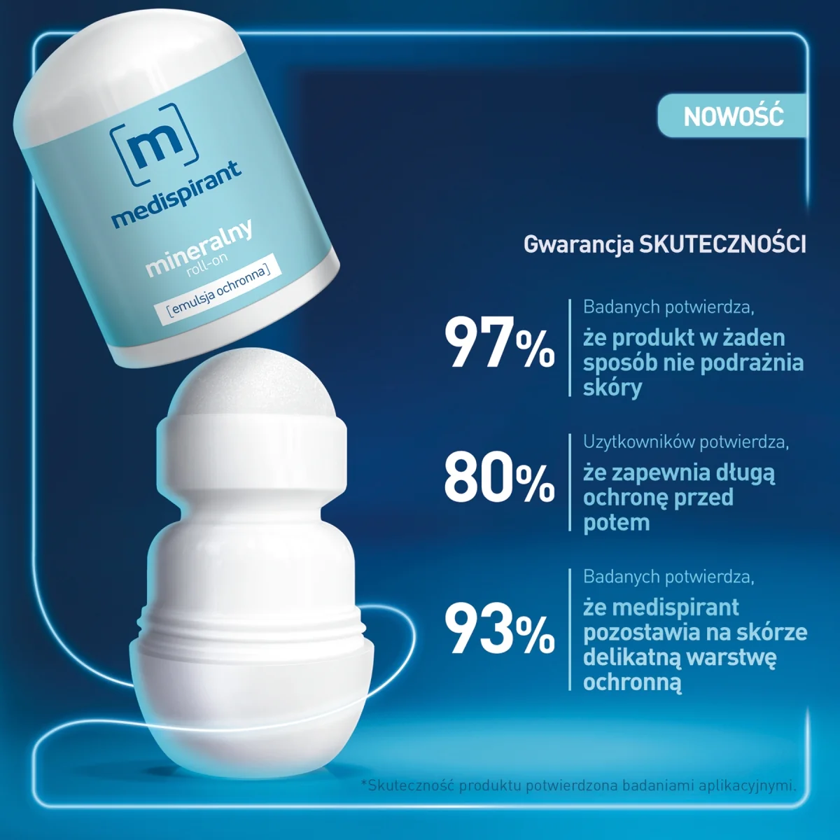 Medispirant Mineralny antyperspirant mineralny roll-on, 40 ml