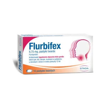 Flurbifex, 8,75 mg, 16 pastylek twardych 