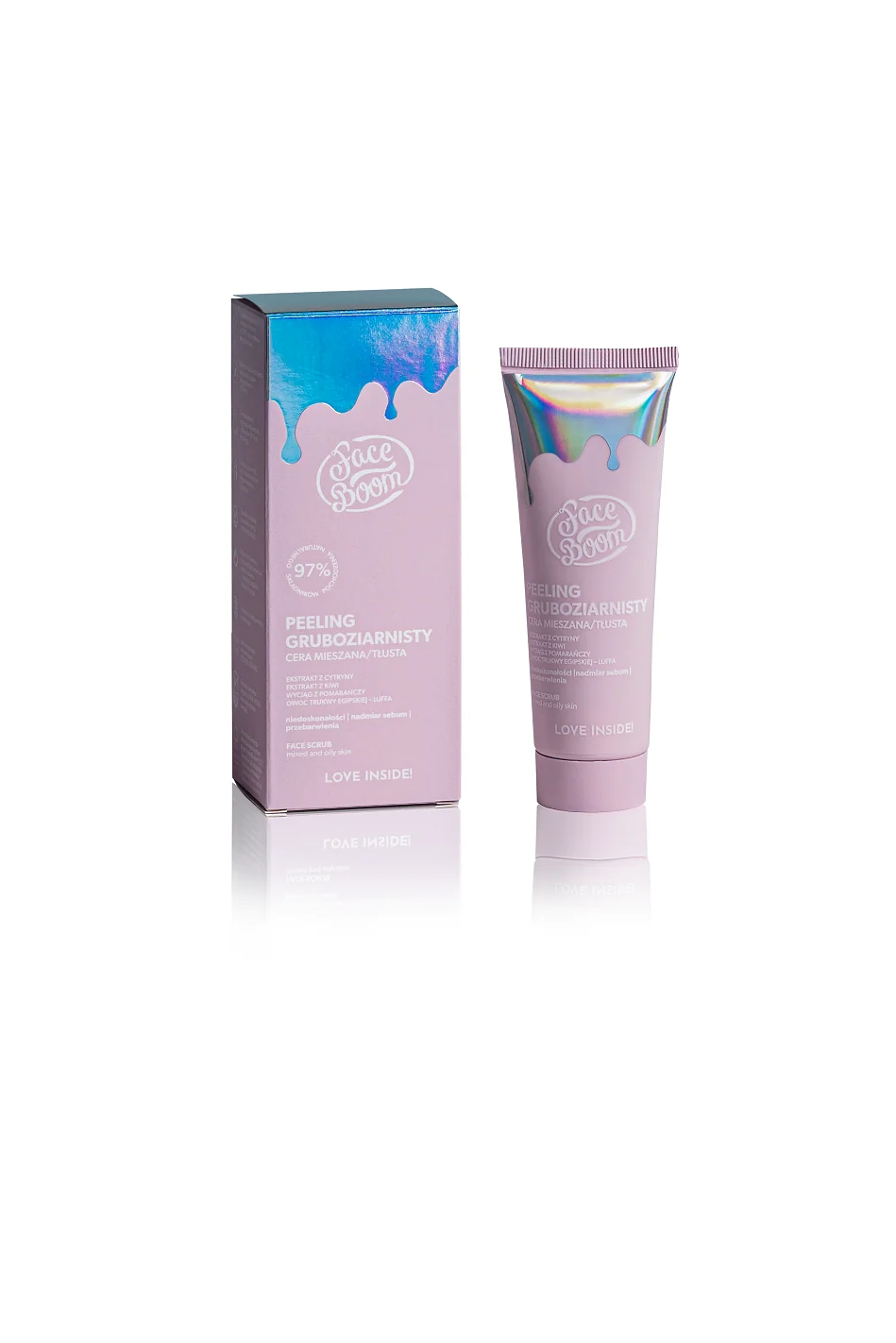 BodyBoom FaceBoom peeling gruboziarnisty do twarzy, 50 g