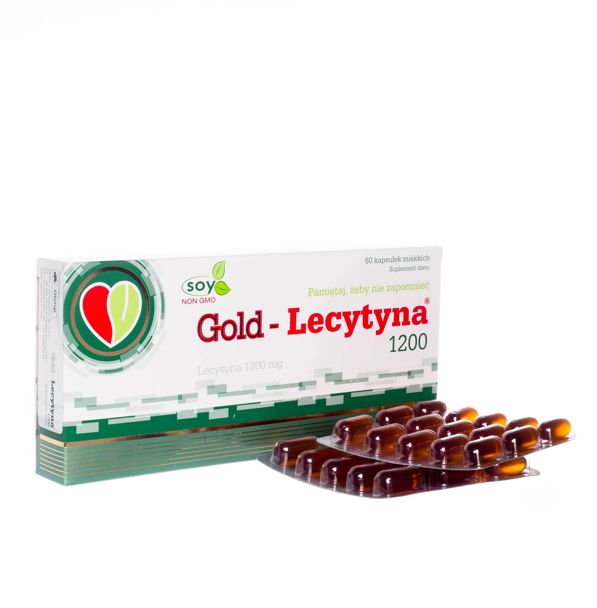 Olimp Gold Lecytyna, suplement diety, 60 kapsułek 