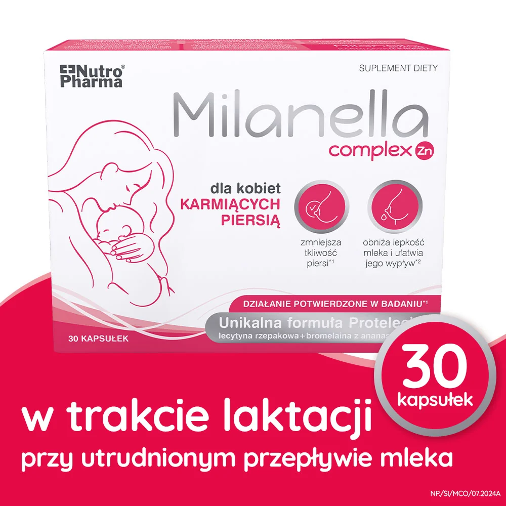 Milanella Complex suplement diety, 30 kapsułek