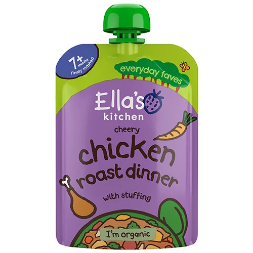 Ella's Kitchen BIO kurczak pieczony z nadzieniem, 130 g