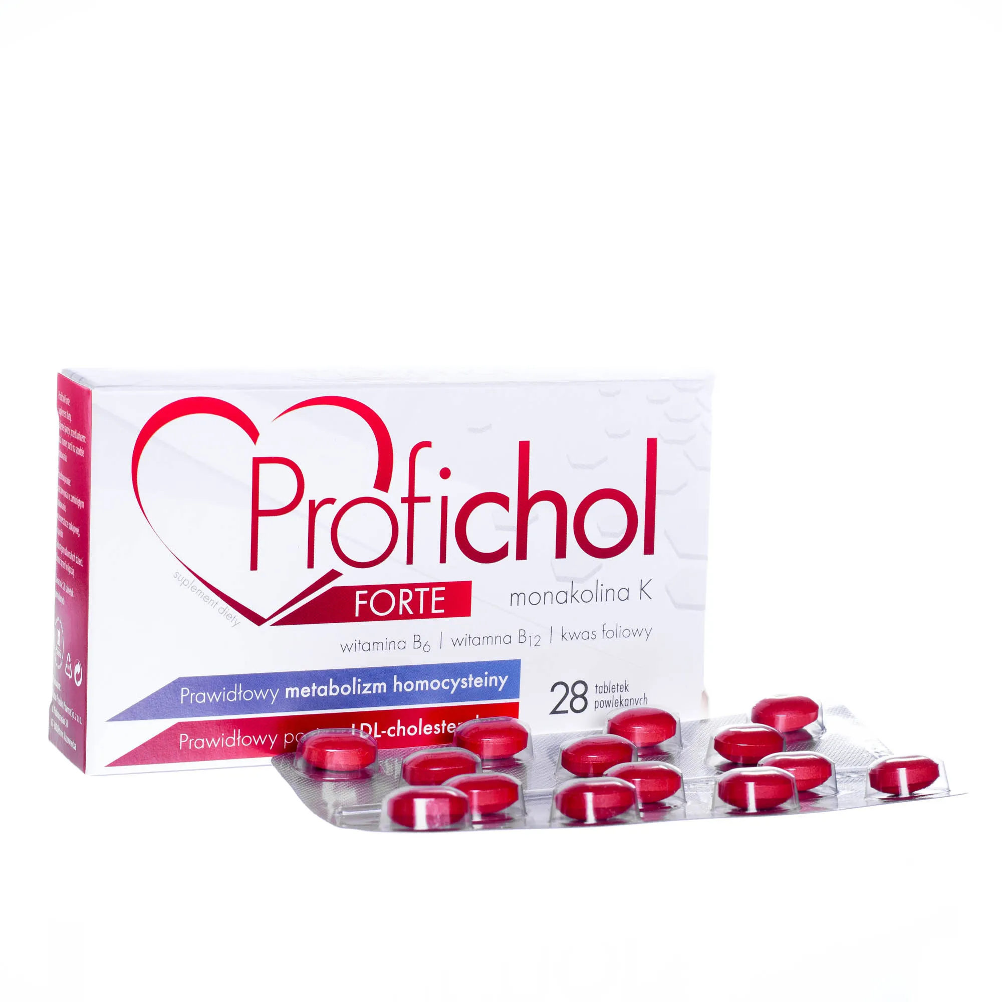 Profichol Forte, suplement diety, 28 tabletek powlekanych