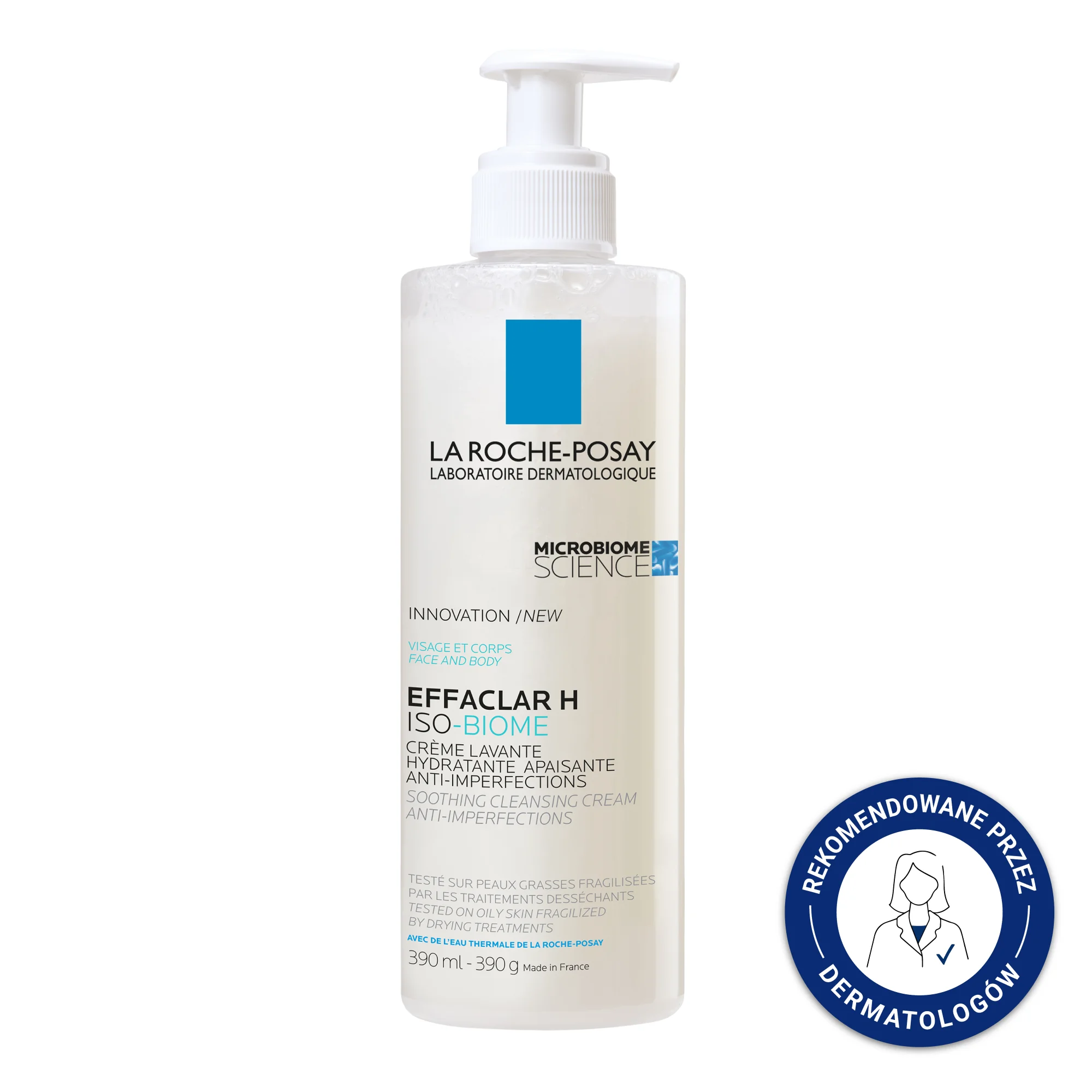 La Roche Posay Effaclar H Iso-Biome krem myjący, 390 ml