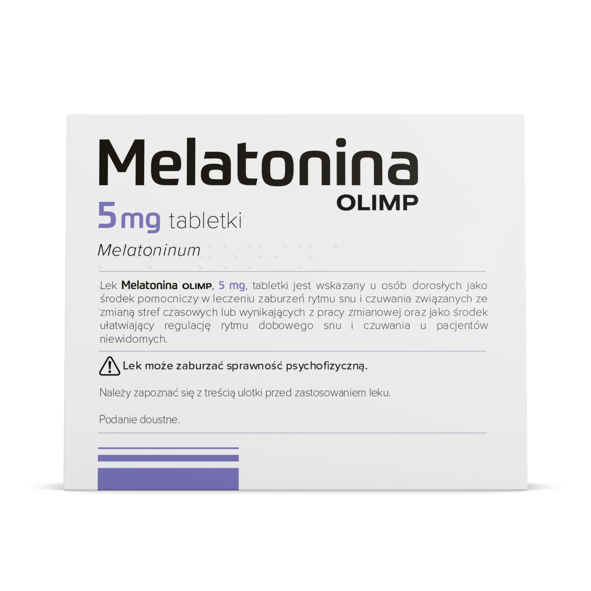 Melatonina Olimp 5 mg 60 tabletek