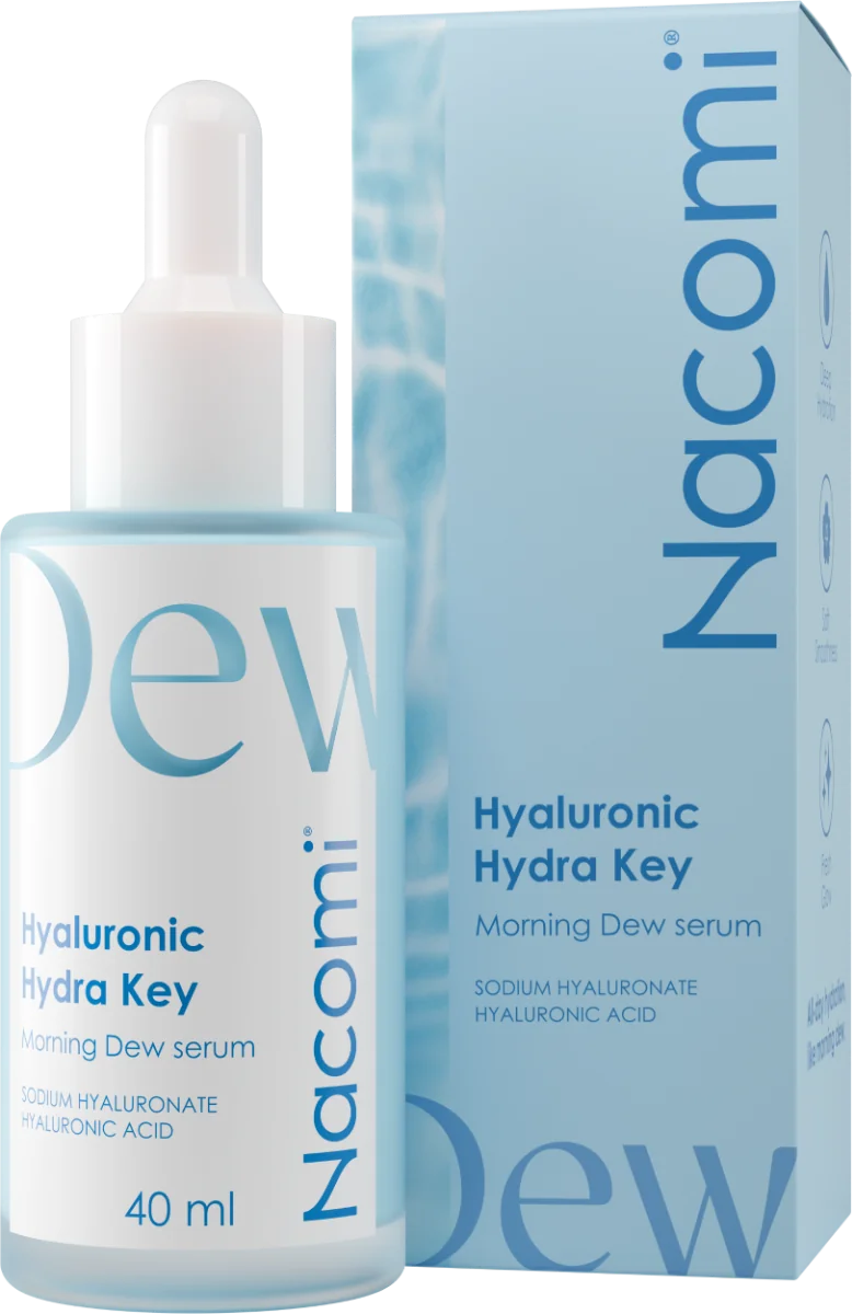 Nacomi Hyaluronic Hydra Key nawilżające serum do twarzy z kwasem hialuronowym, 40 ml