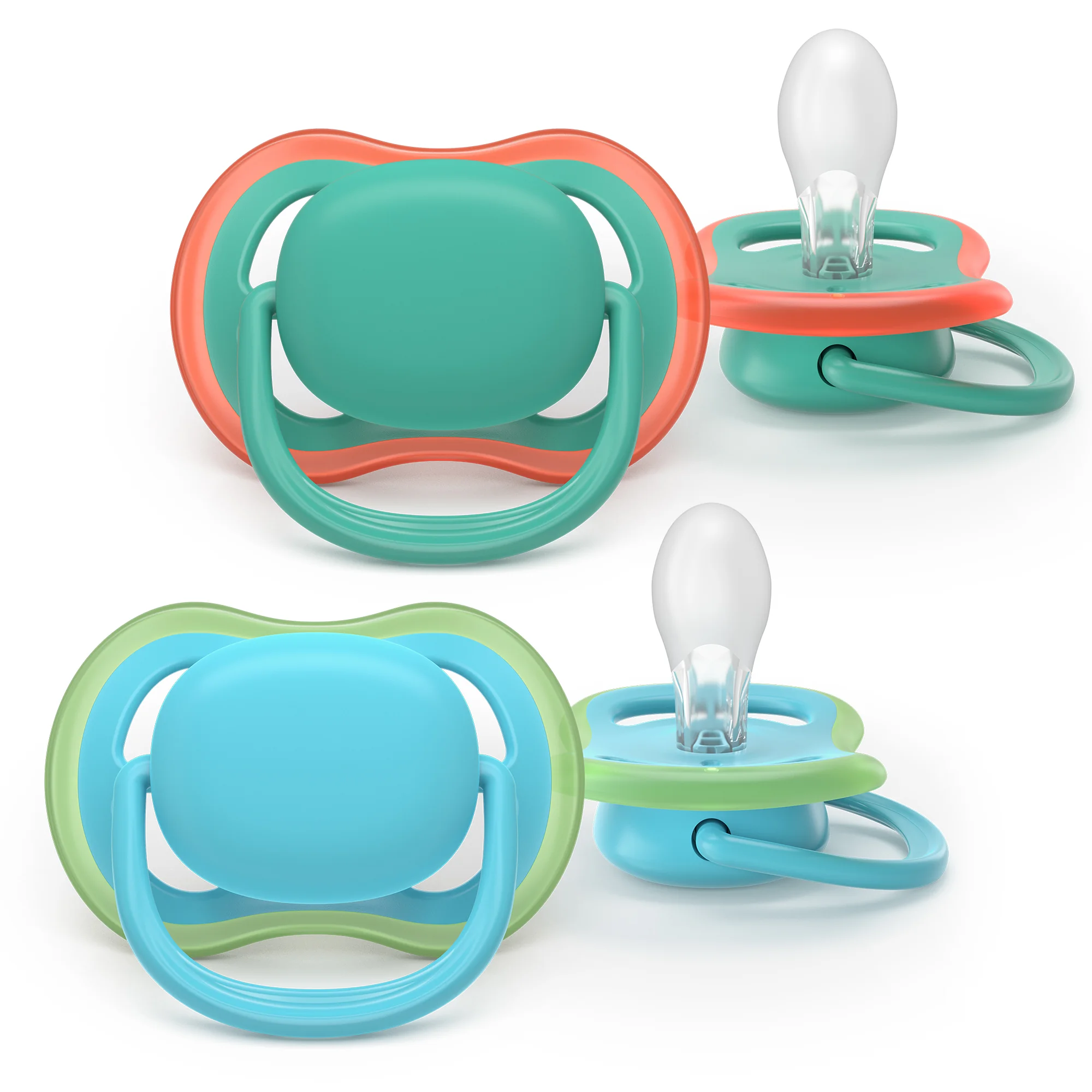 Philips Avent Ultra Air ortodontyczny smoczek uspokajający 6-18 m, 2 sztuki