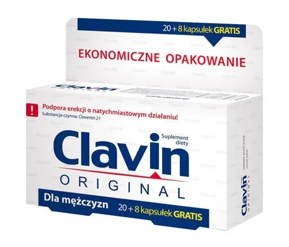 Clavin Original, suplement diety, 28 kapsułek