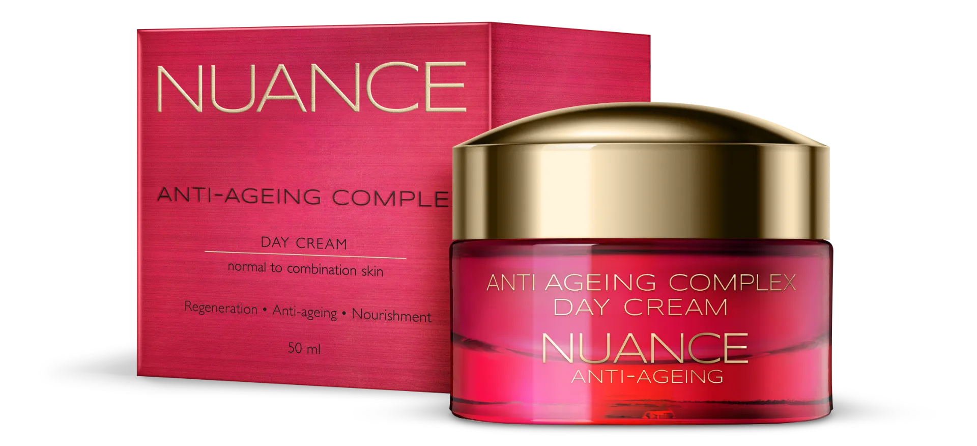 Nuance Magical Anti Ageing Complex Day, krem na dzień do cery normalnej i mieszanej, 50 ml