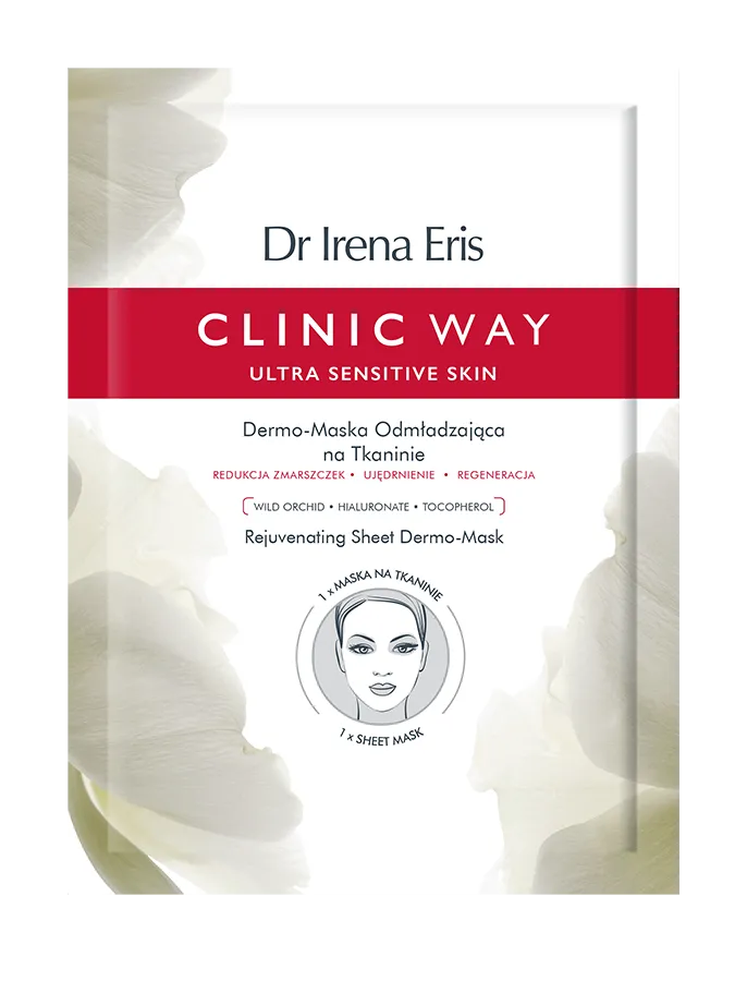 Dr Irena Eris Clinic Way, dermo-maska odmładzająca na tkaninie, 1 sztuka