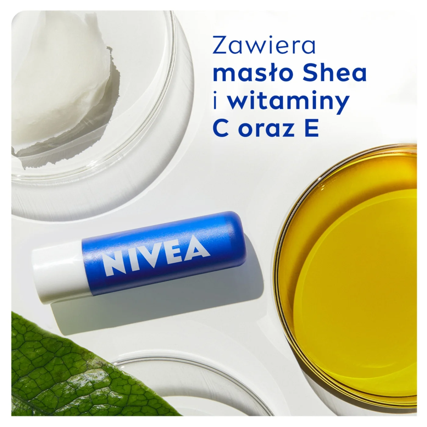 Nivea Original Care pielęgnująca pomadka do ust, 2 x 4,8 g