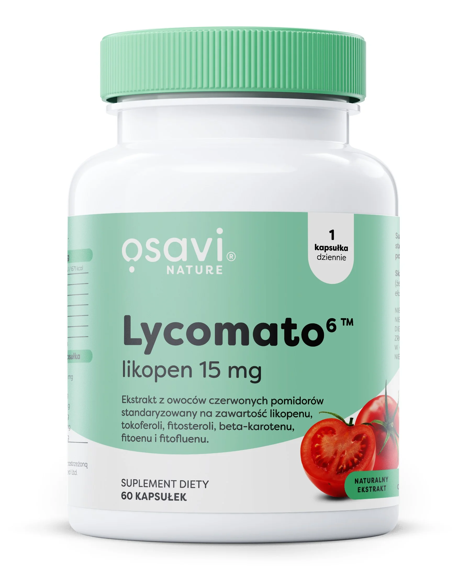Osavi Lycomato Likopen 15 mg 60 kapsułek miękkich