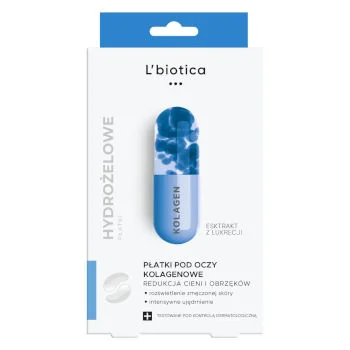 L'Biotica kolagenowe płatki pod oczy, cienie i obrzęki L'Biotica kolagenowe płatki pod oczy, cienie i obrzęki