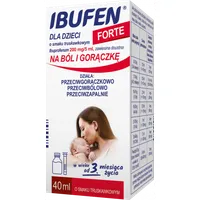 Ibufen dla dzieci Forte, zawiesina dla dzieci, smak truskawkowy, 40 ml,