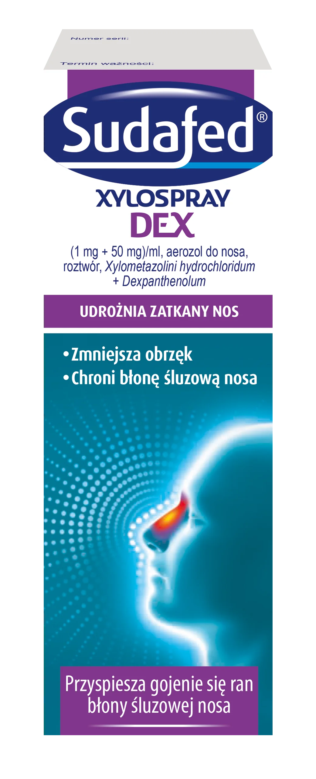 Sudafed Xylospray Dex, aerozol do nosa, 10 ml