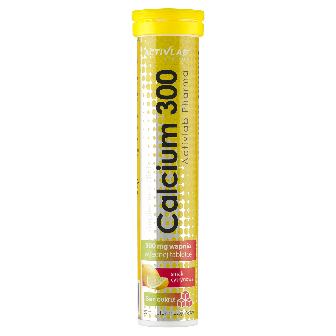 Activlab Pharma Calcium 300 cytryna, 20 tabletek musujących