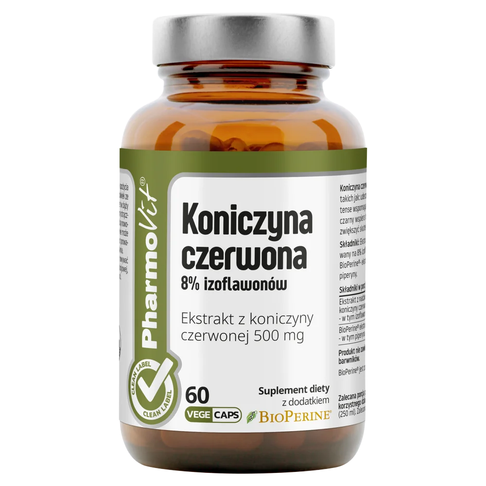 Pharmovit Koniczyna czerwona 8% izoflawonów, 60 kapsułek