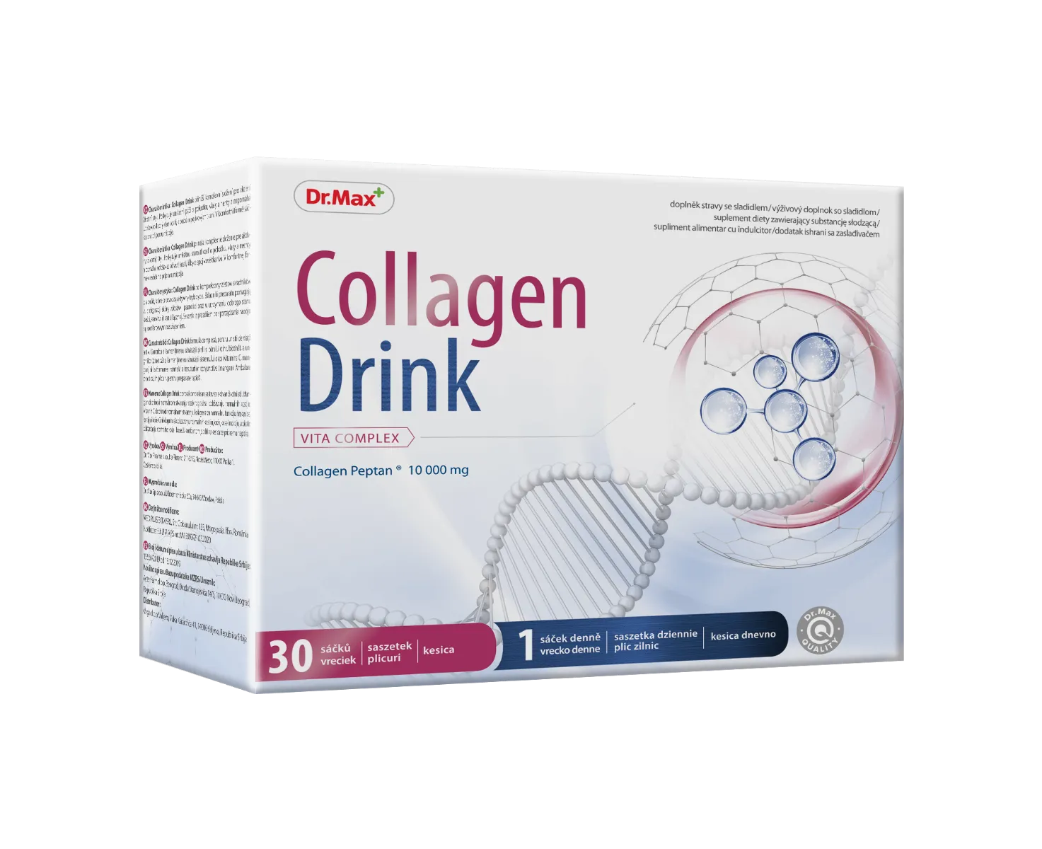 Dr.Max Collagen Drink, 30 sasz. (nowa wersja)