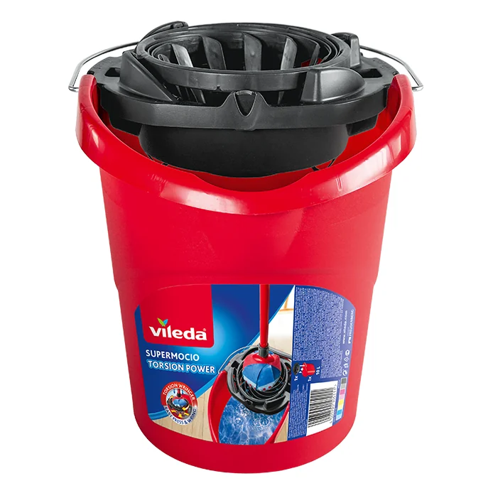 Vileda SuperMocio wiadro do mopa z wyciskaczem, 1 sztuka