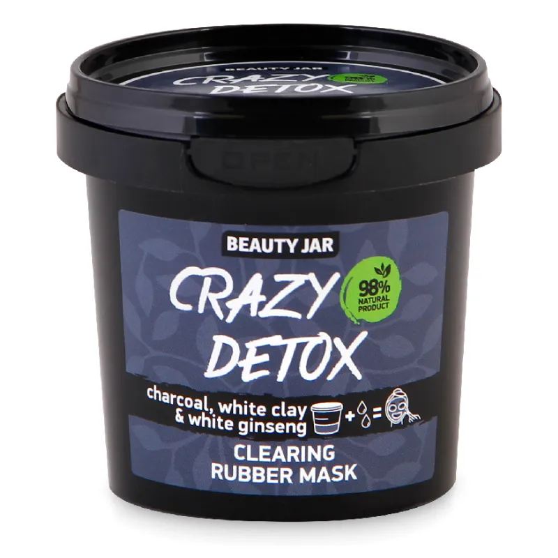 Beauty Jar Crazy Detox oczyszczająca maska do twarzy, 120 g