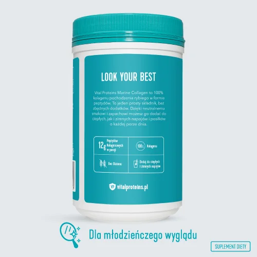 Vital Proteins Marine Collagen Kolagen rybi smak neutralny, 221 g