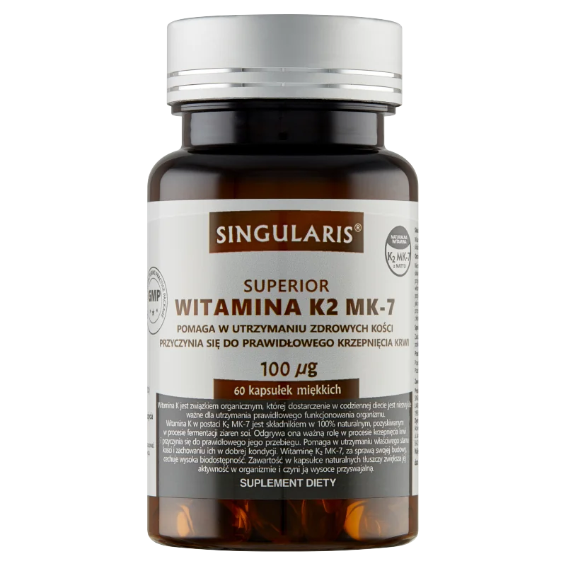 Singularis Superior Witamina K2 MK-7 60 kapsułek