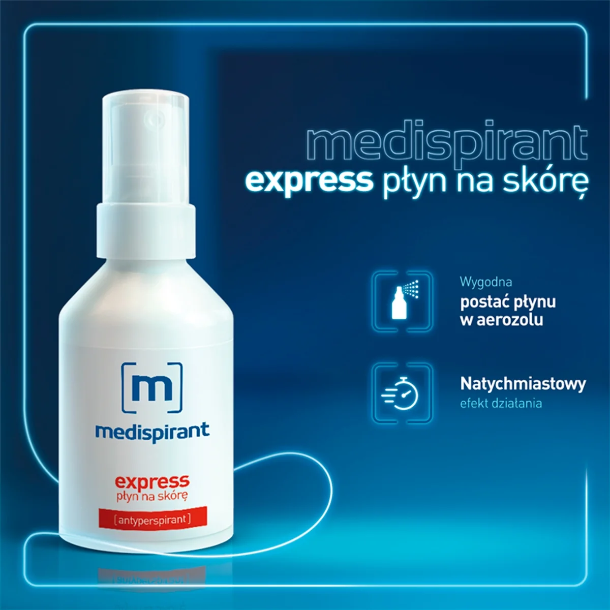 Medispirant Express płyn na skórę antyperspirant, 50 ml