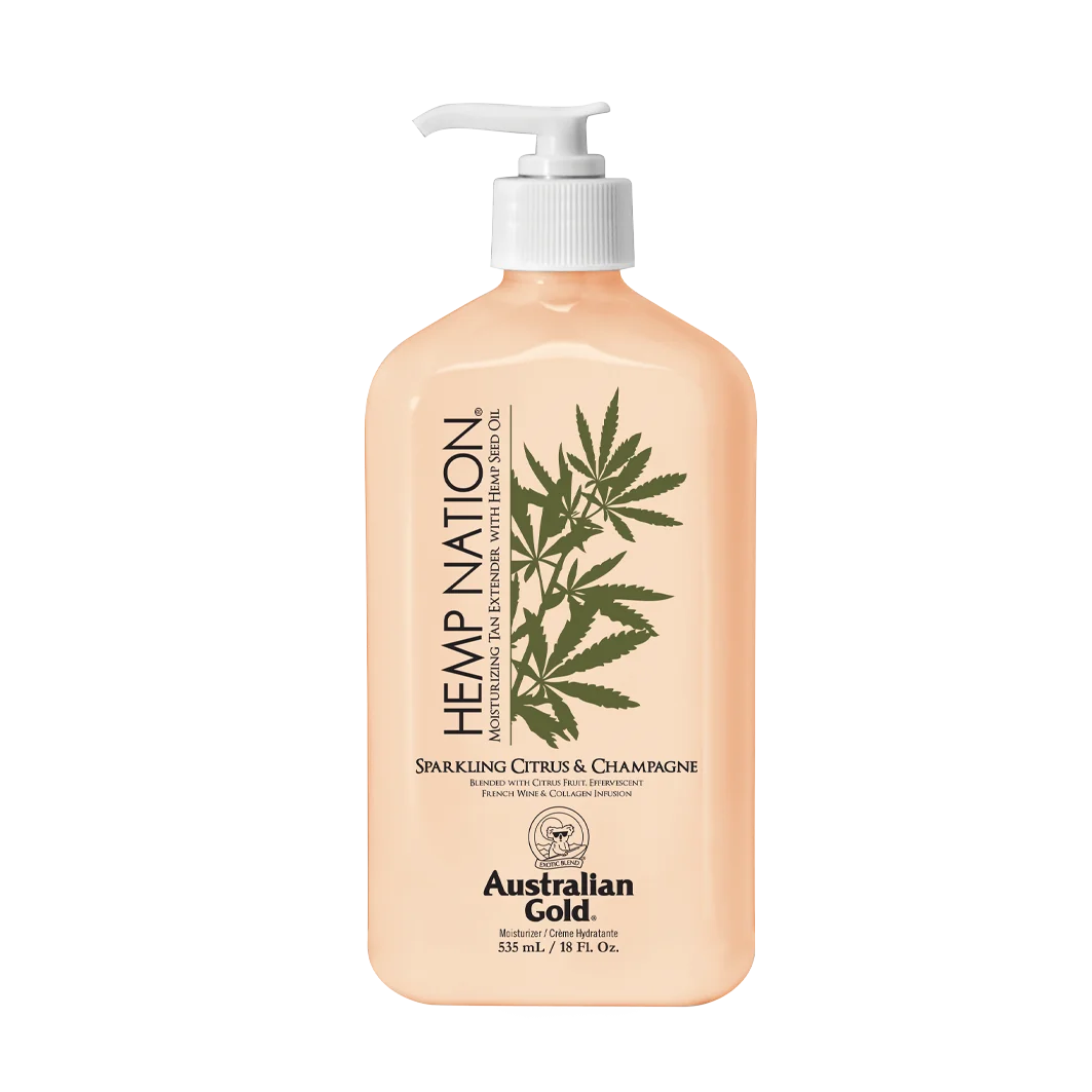 Australian Gold Hemp Nation Sparkling Citrus & Champagne nawilżający balsam po opalaniu, 535 ml