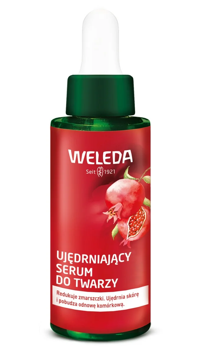 Weleda ujędrniające serum do twarzy z granatem i peptydami maca, 30 ml