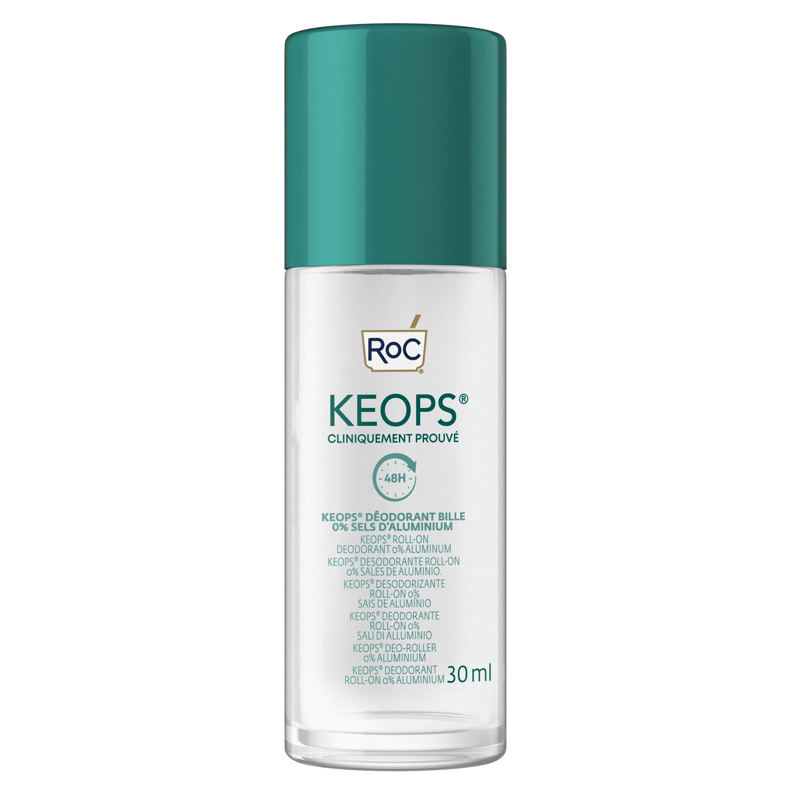 RoC Keops® dezodorant roll-on 0% aluminium, 30 ml