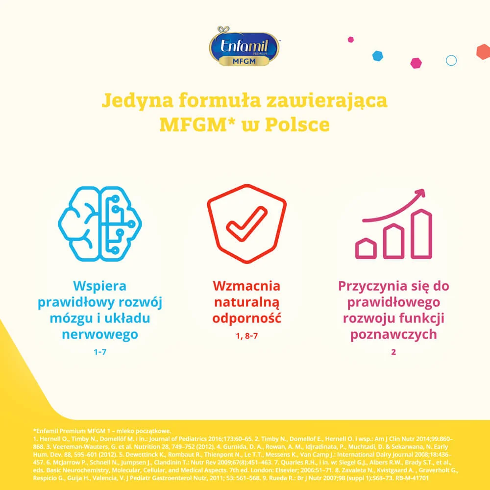 Enfamil Premium MFGM 1, mleko początkowe od urodzenia, 800 g