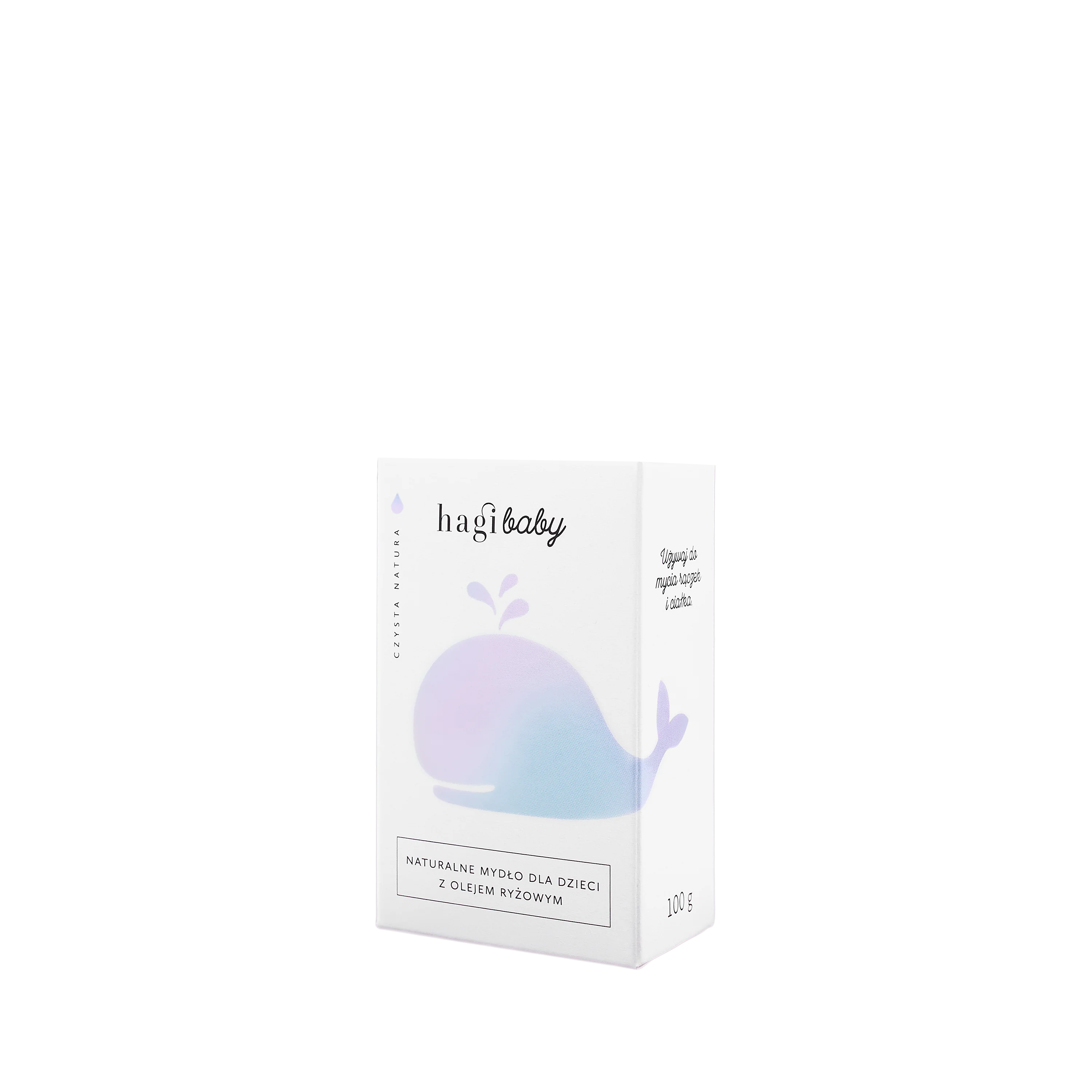 Hagi Baby naturalne mydło dla dzieci z olejem ryżowym, 100 g