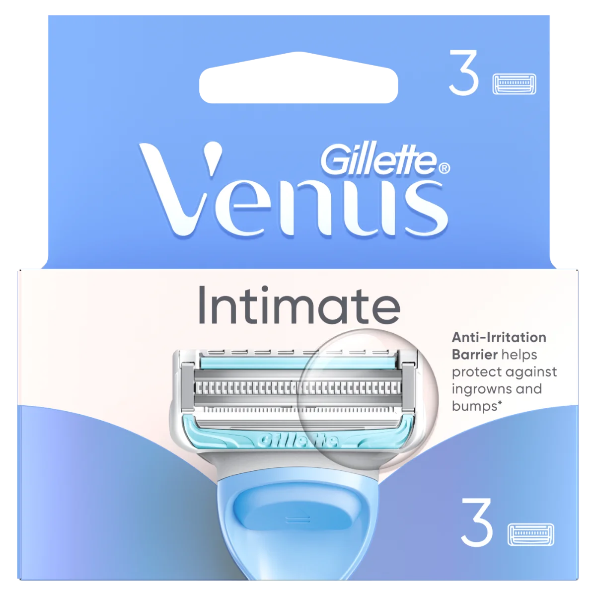 Gillette Venus do Okolic Bikini i Skóry 3 Wymienne Ostrza do Maszynki