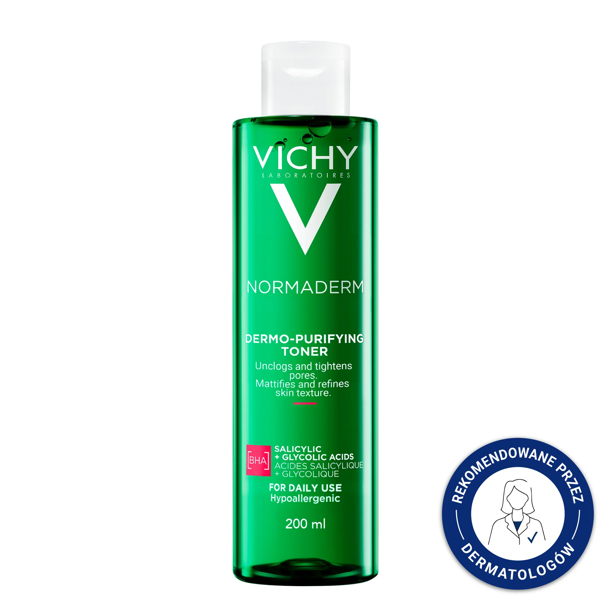 Vichy Normaderm, Tonik Oczyszczający, 200 ml
