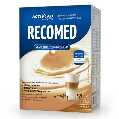 Activlab Pharma Recomed latte, 6 saszetek x 65 g