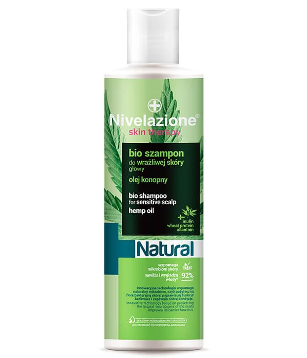 Nivelazione Skin Therapy Natural Bio szampon do wrażliwej skóry głowy, 300 ml