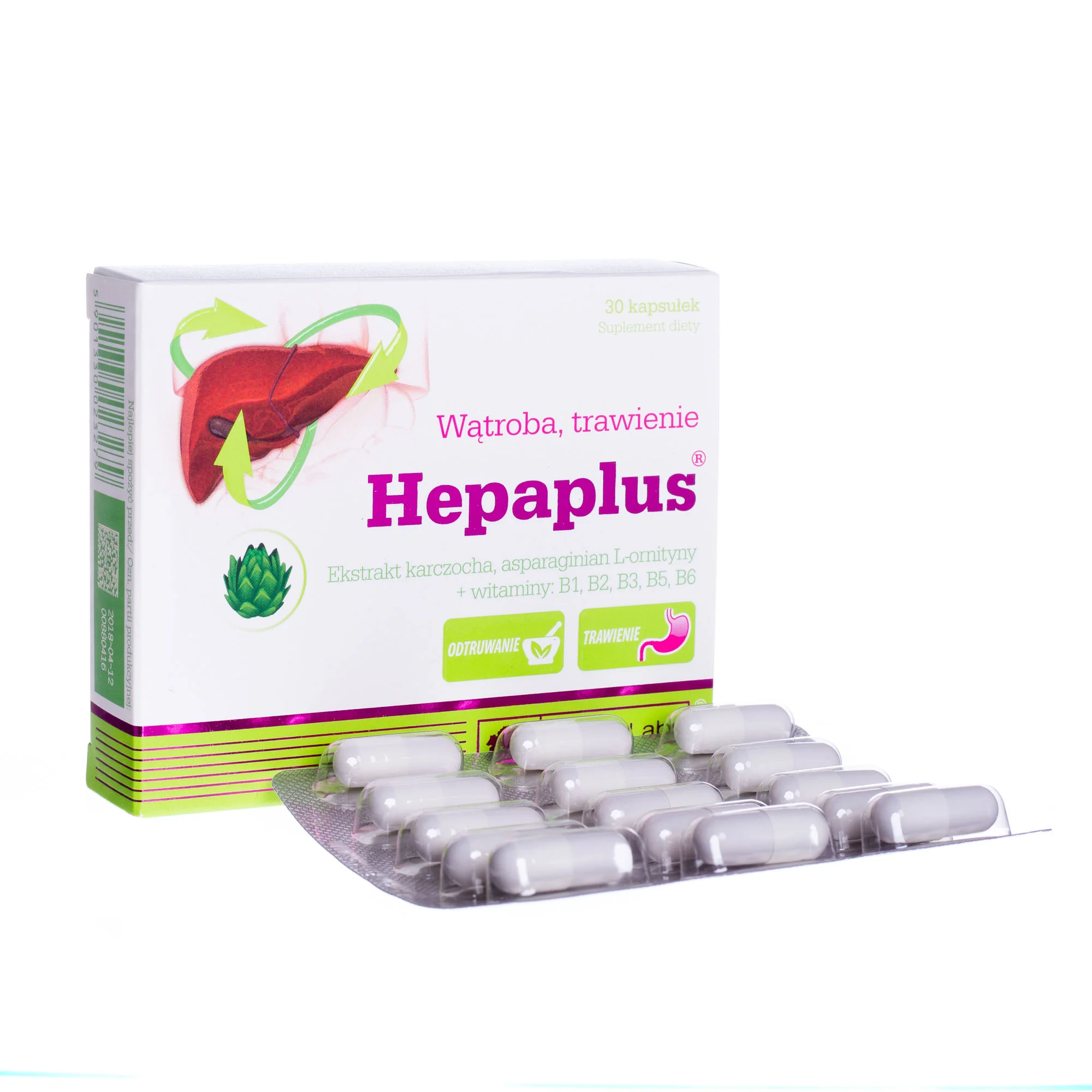 Olimp Hepaplus suplement diety, 30 kapsułek