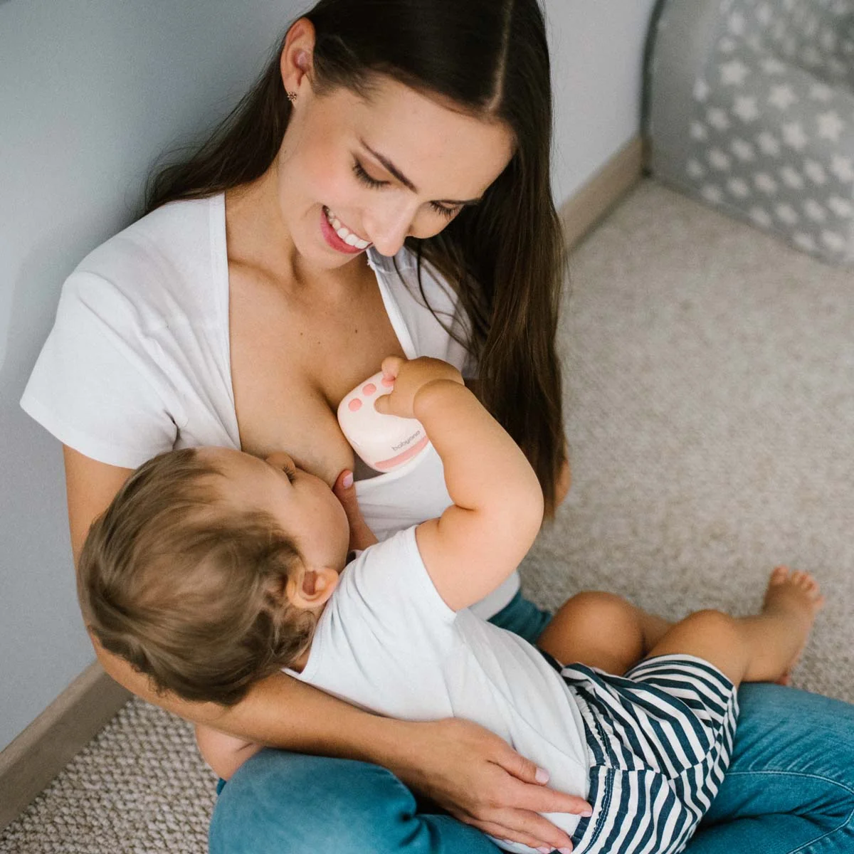 Babyono Twinnny laktator podwójny elektryczny muszlowy, 1 szt.
