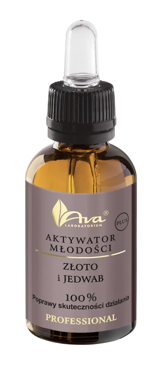 Ava Aktywator Młodości Plus Złoto i Jedwab serum, 30 ml