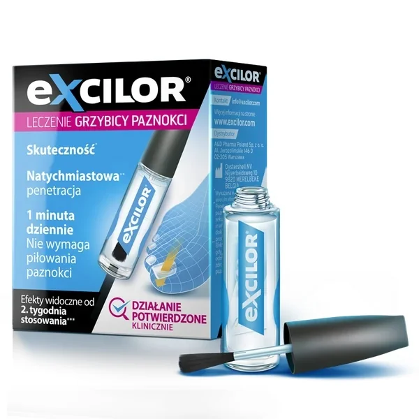 Excilior Leczenie grzybicy paznokci płyn, 3,3 ml