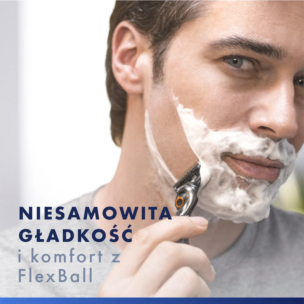 Gillette ProGlide Zestaw męska maszynka do golenia z 5 ostrzami + 2 wkłady wymienne + żel do golenia, 200 ml + skarpetki