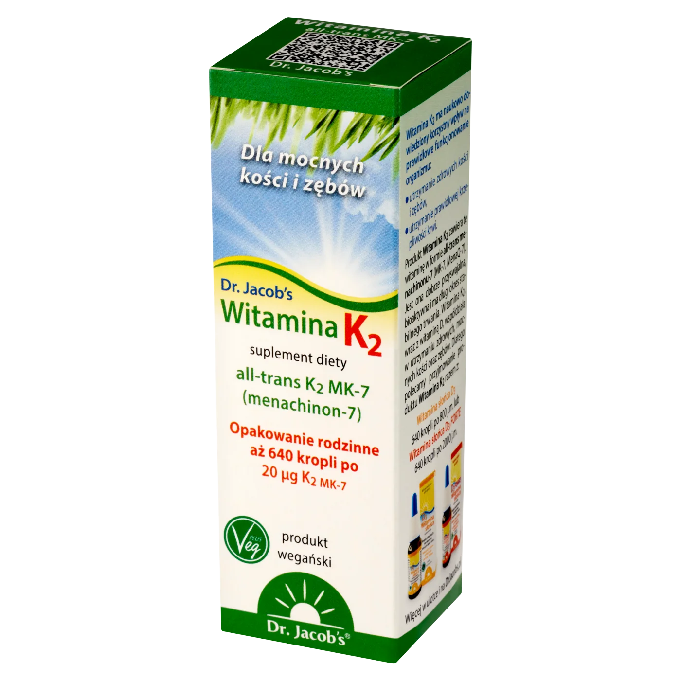 Dr. Jacob's K2 MK-7 krople, 20 ml