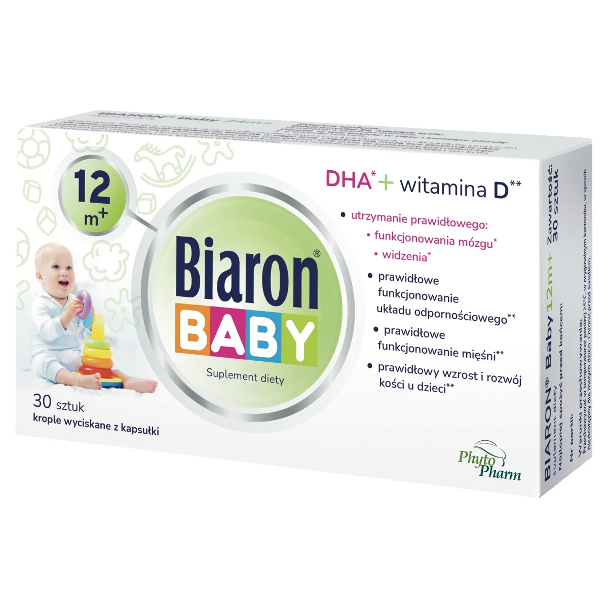 Biaron Baby 12 m+ 30 kapsuek twist-off